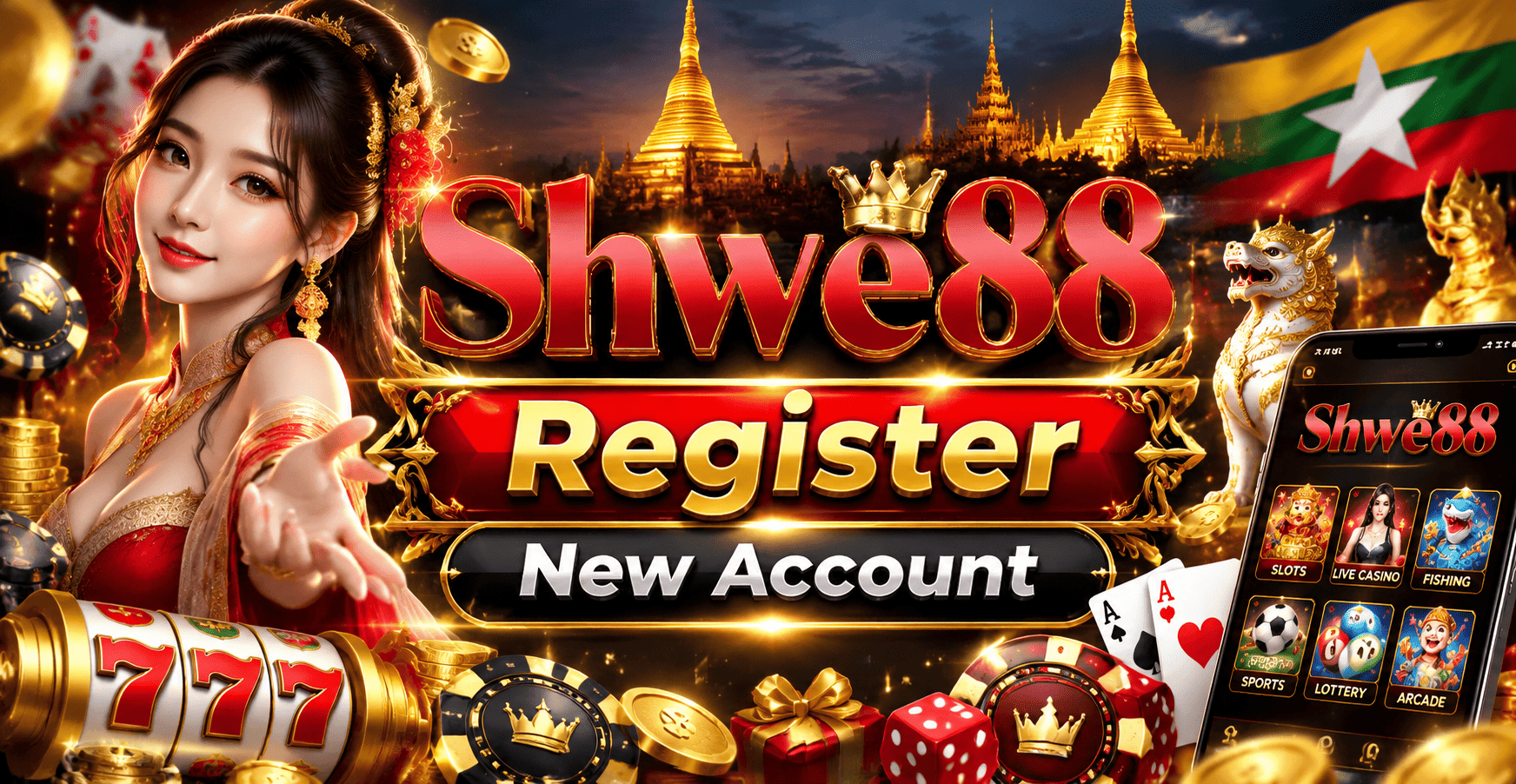 Shwe88 Register New Account